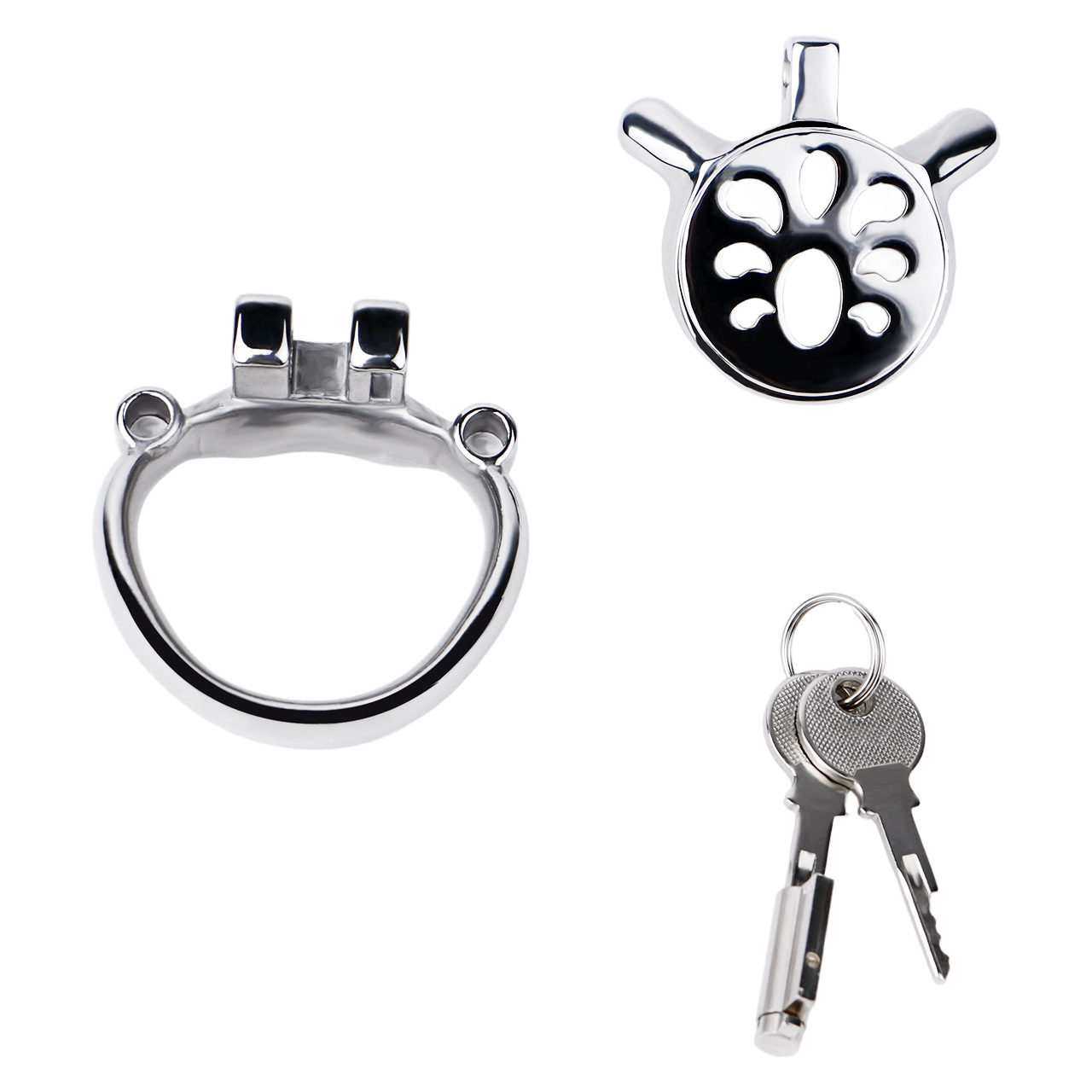 Flat & Breathable Male Chastity Cage