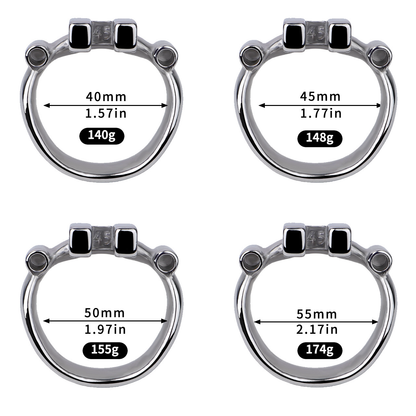 Flat & Breathable Male Chastity Cage