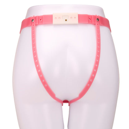 Pink Cross-Dressing Chastity Belt for Men