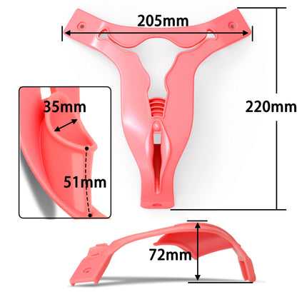Pink Cross-Dressing Chastity Belt for Men