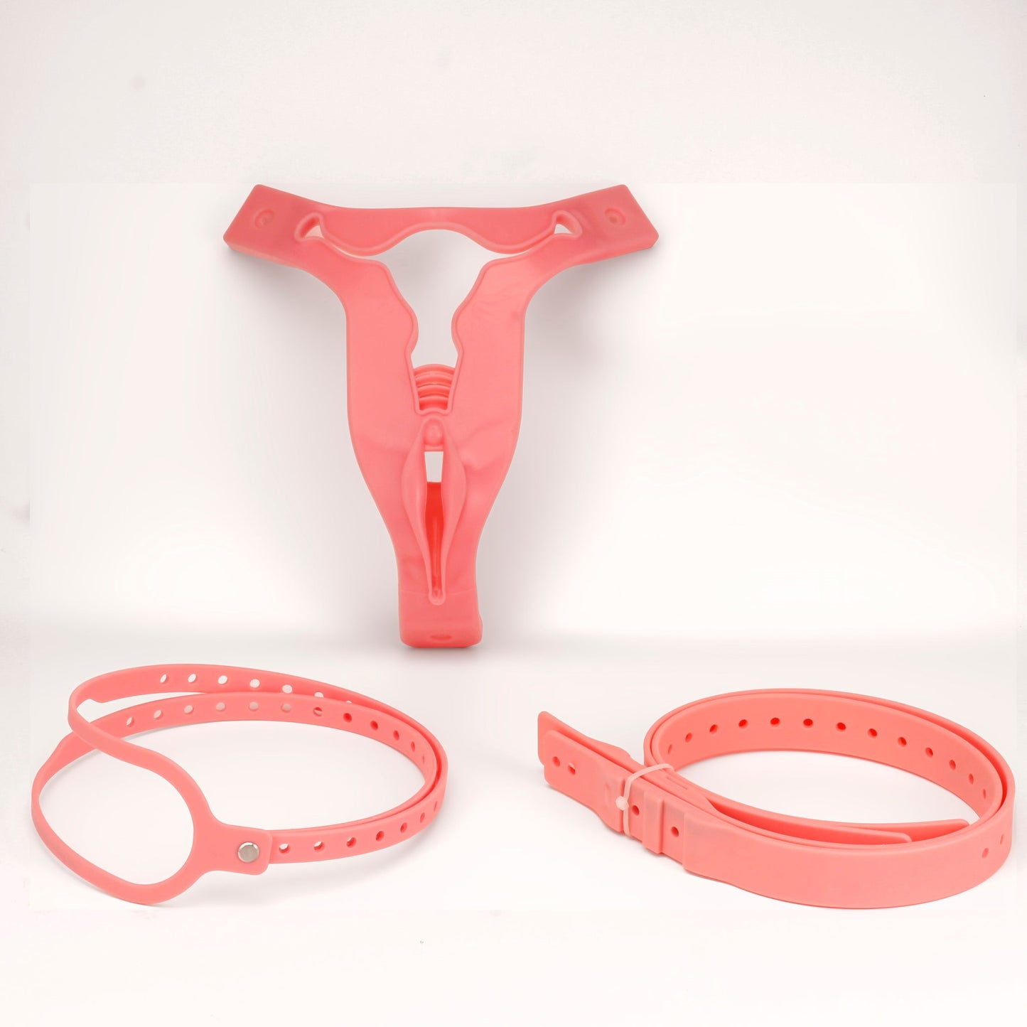 Pink Cross-Dressing Chastity Belt for Men