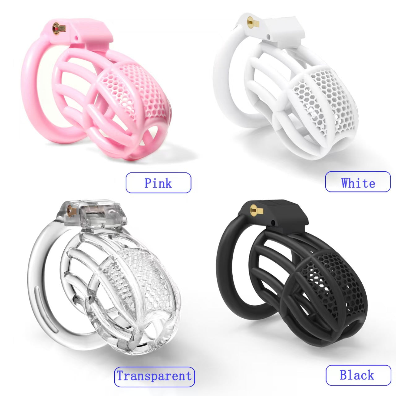 Mesh Honeycomb Chastity Lock
