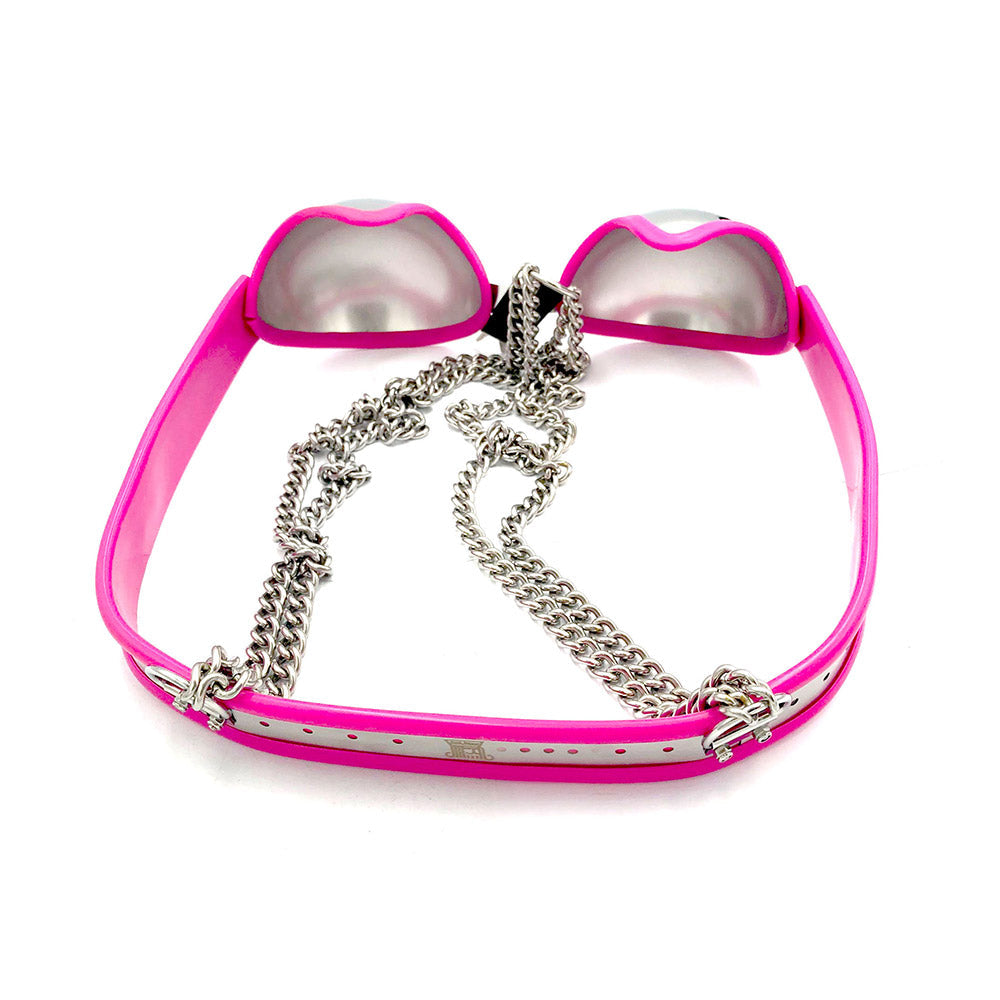 Metal Chastity Bra