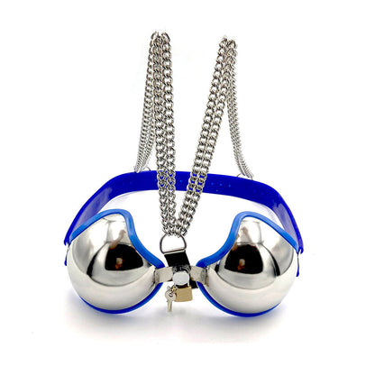 Metal Chastity Bra