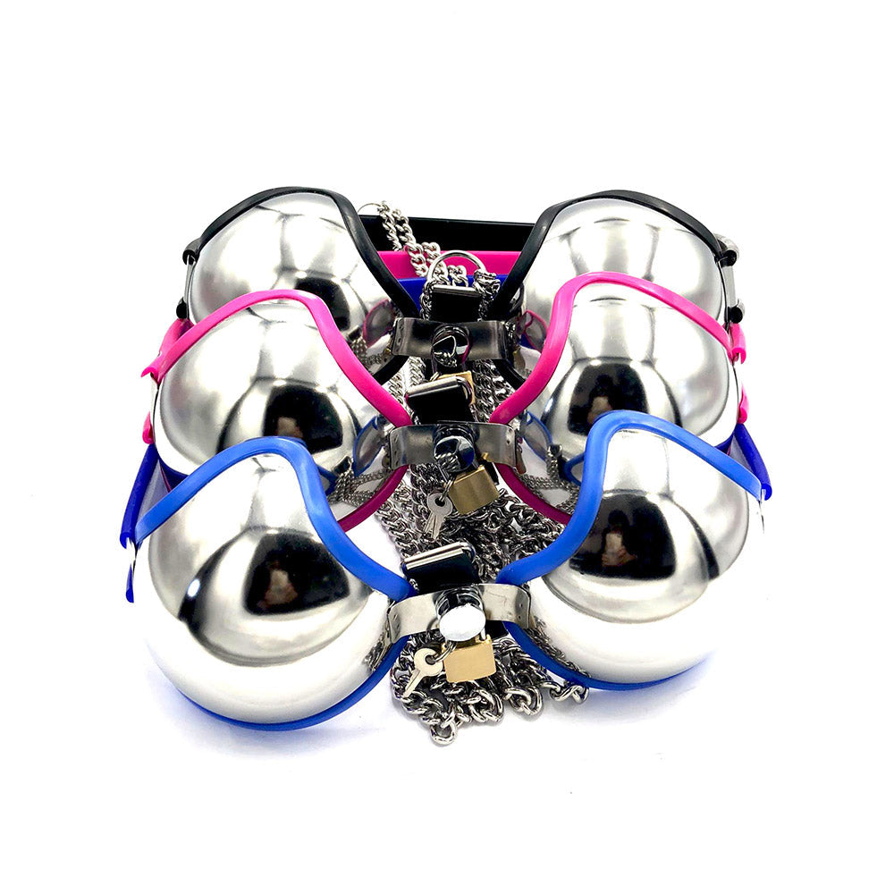 Metal Chastity Bra