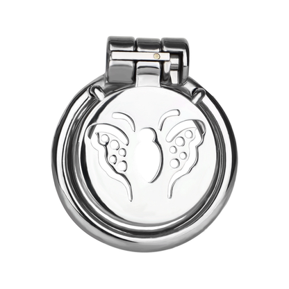Metal Butterfly Chastity Cage for Sissy