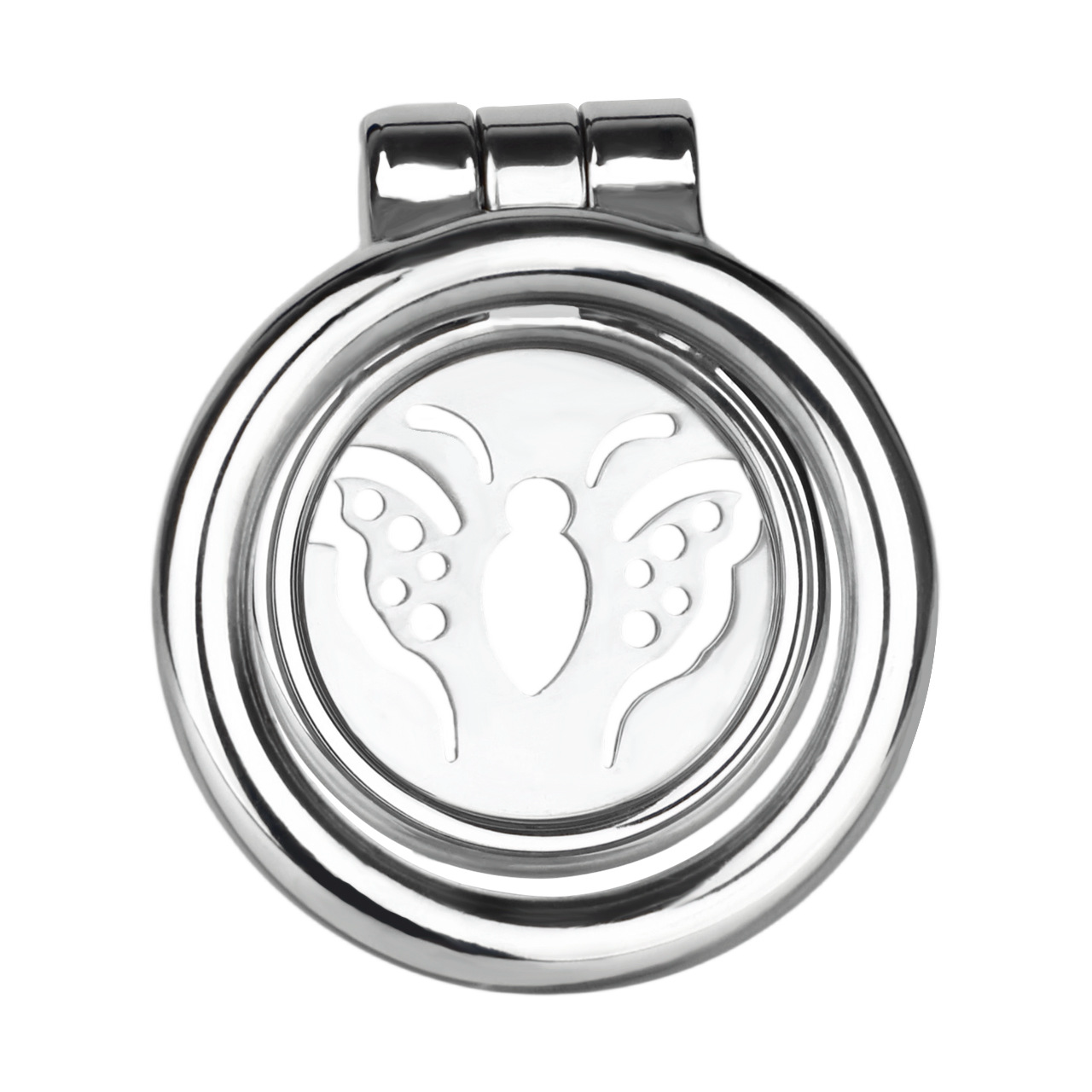 Metal Butterfly Chastity Cage for Sissy