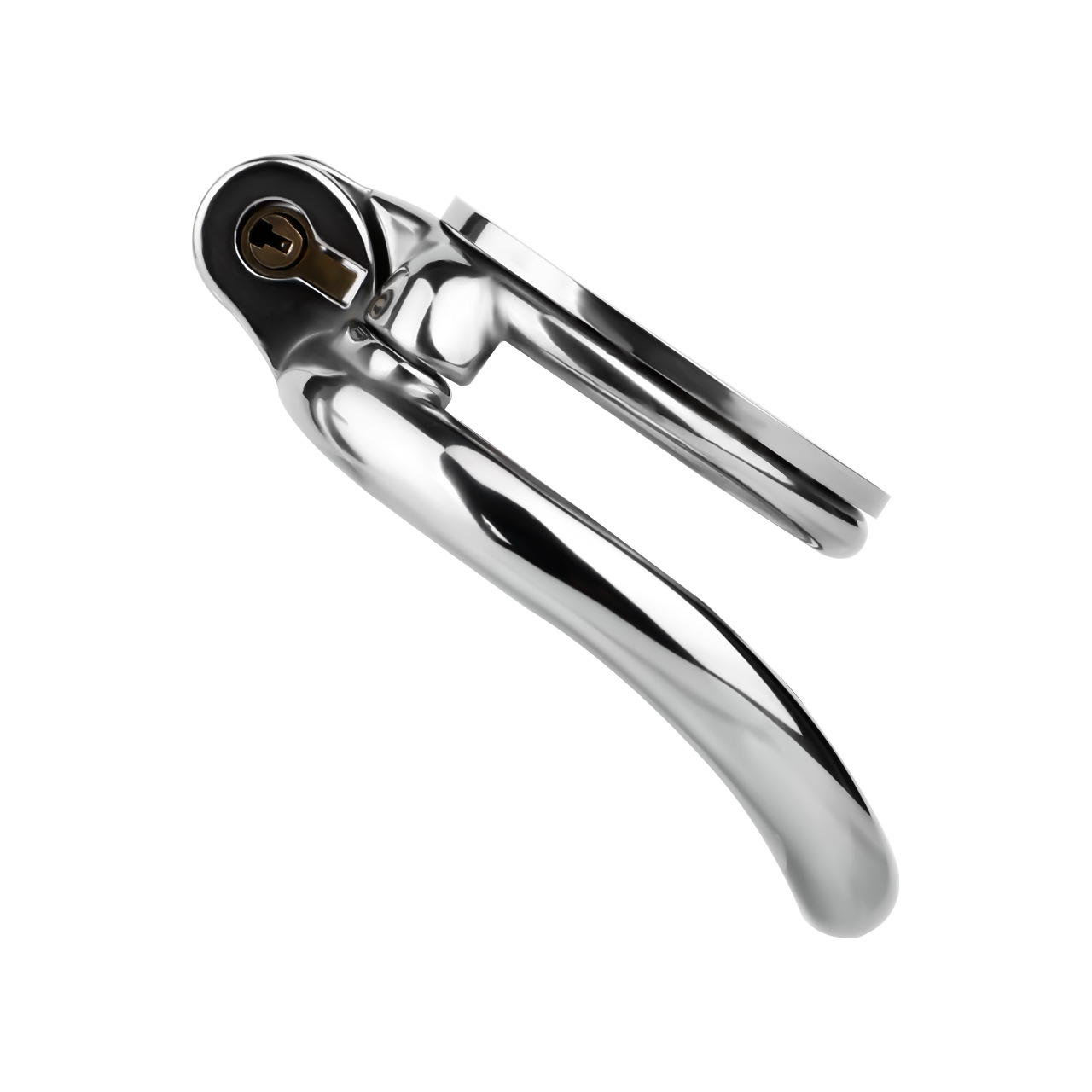 Stainless Steel Sunflower Flat Chastity Cage