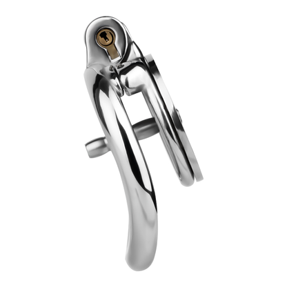 Stainless Steel Sunflower Flat Chastity Cage