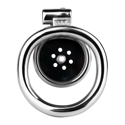 Stainless Steel Sunflower Flat Chastity Cage