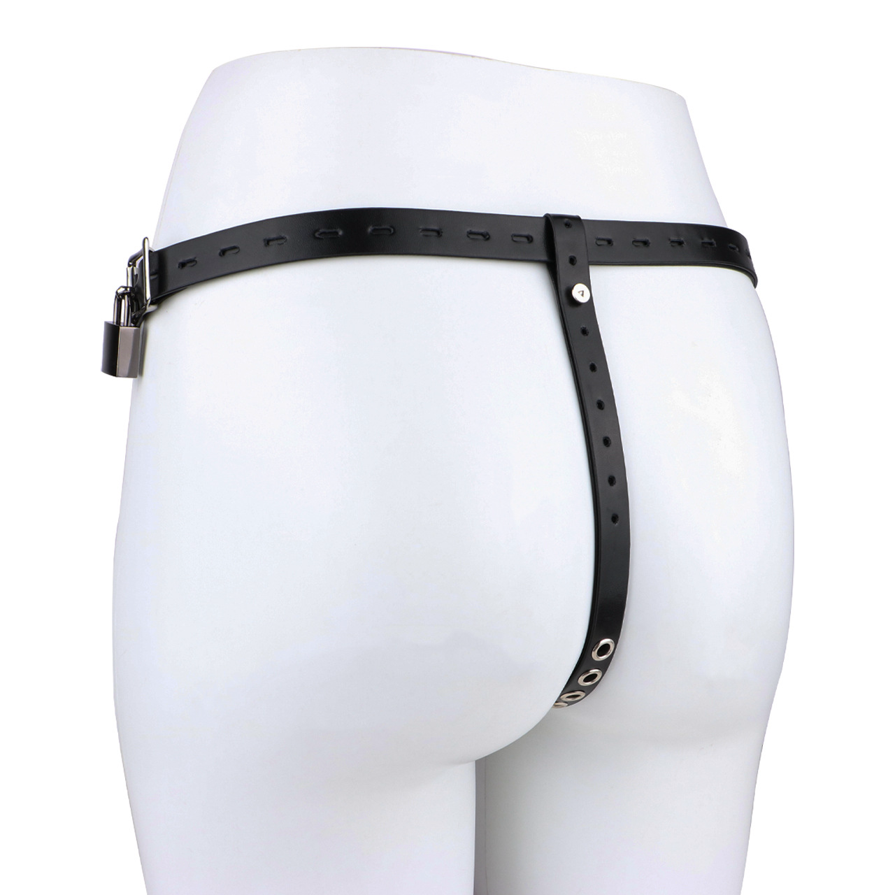 Sexy Shell Chastity Belt with Anal Plug and Urethral Catheter