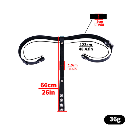 Sexy Shell Chastity Belt with Anal Plug and Urethral Catheter