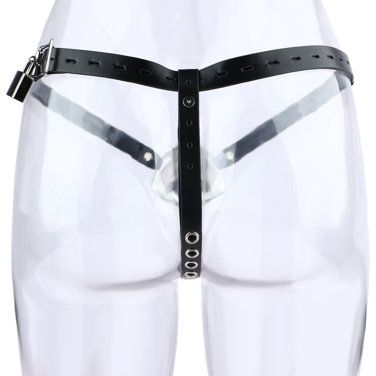 Sexy Shell Chastity Belt with Anal Plug and Urethral Catheter