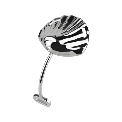 Sexy Shell Chastity Belt with Anal Plug and Urethral Catheter