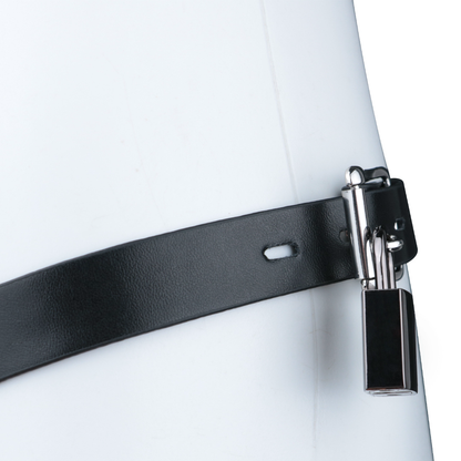 Sexy Shell Chastity Belt with Anal Plug and Urethral Catheter