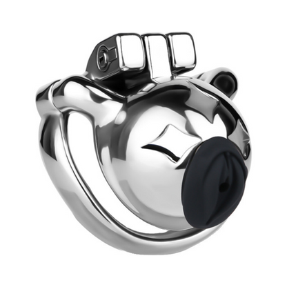 Small Metal Star Chastity Cage