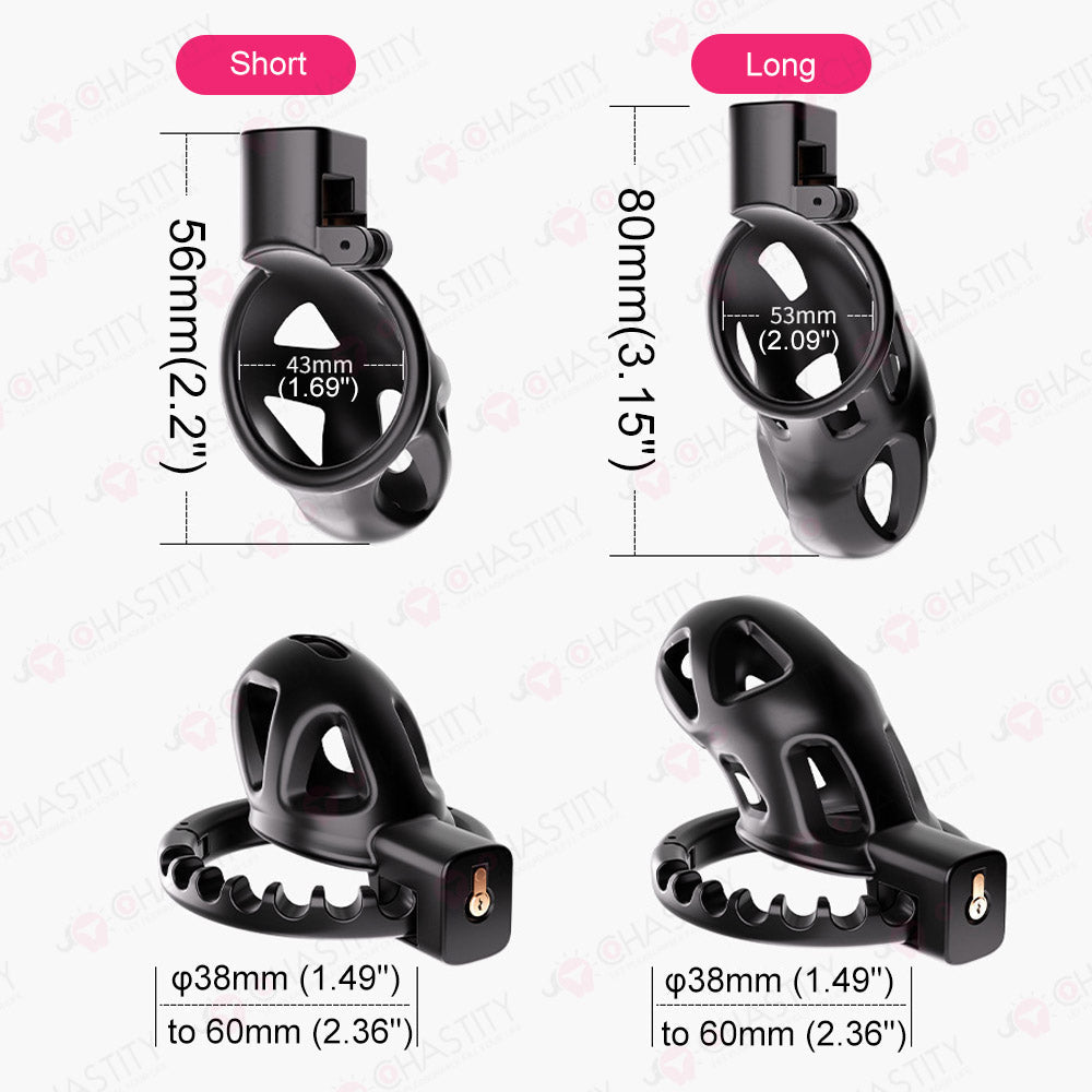 Monster Cock Cage Bondage With Adjustable 8 Sizes