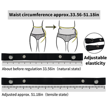 Discreet Flat Chastity Cage with Metal Catheter and Nylon Belt - Black