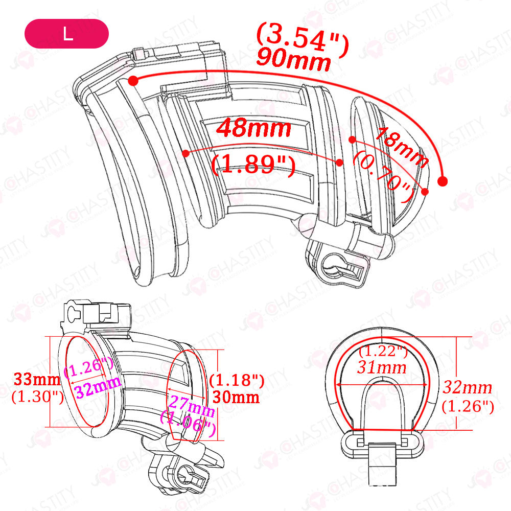 Open Chastity Cage