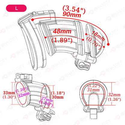 Open Chastity Cage