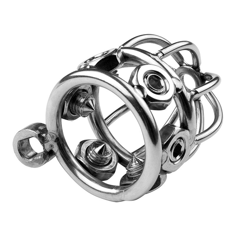 Painful Chastity Cage (3 Rings)