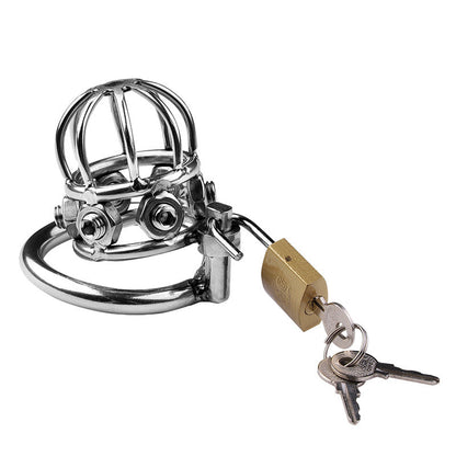 Painful Chastity Cage (3 Rings)