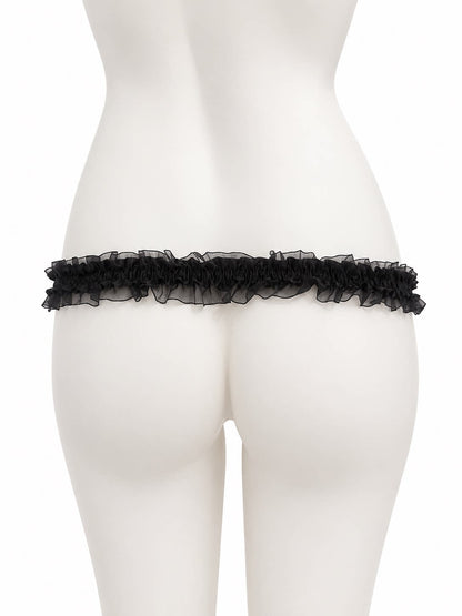 Patterned Elastic Chastity Support Strap