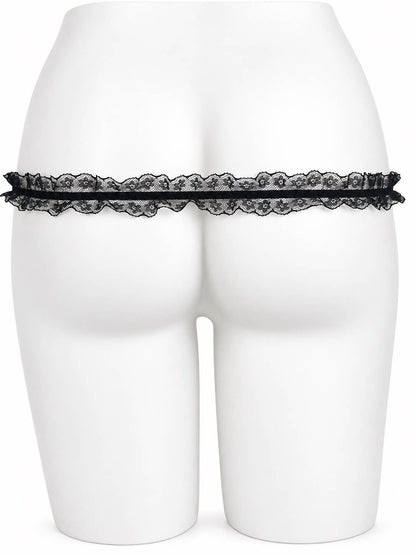 Patterned Elastic Chastity Support Strap