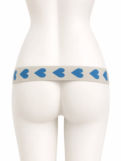 Patterned Elastic Chastity Support Strap