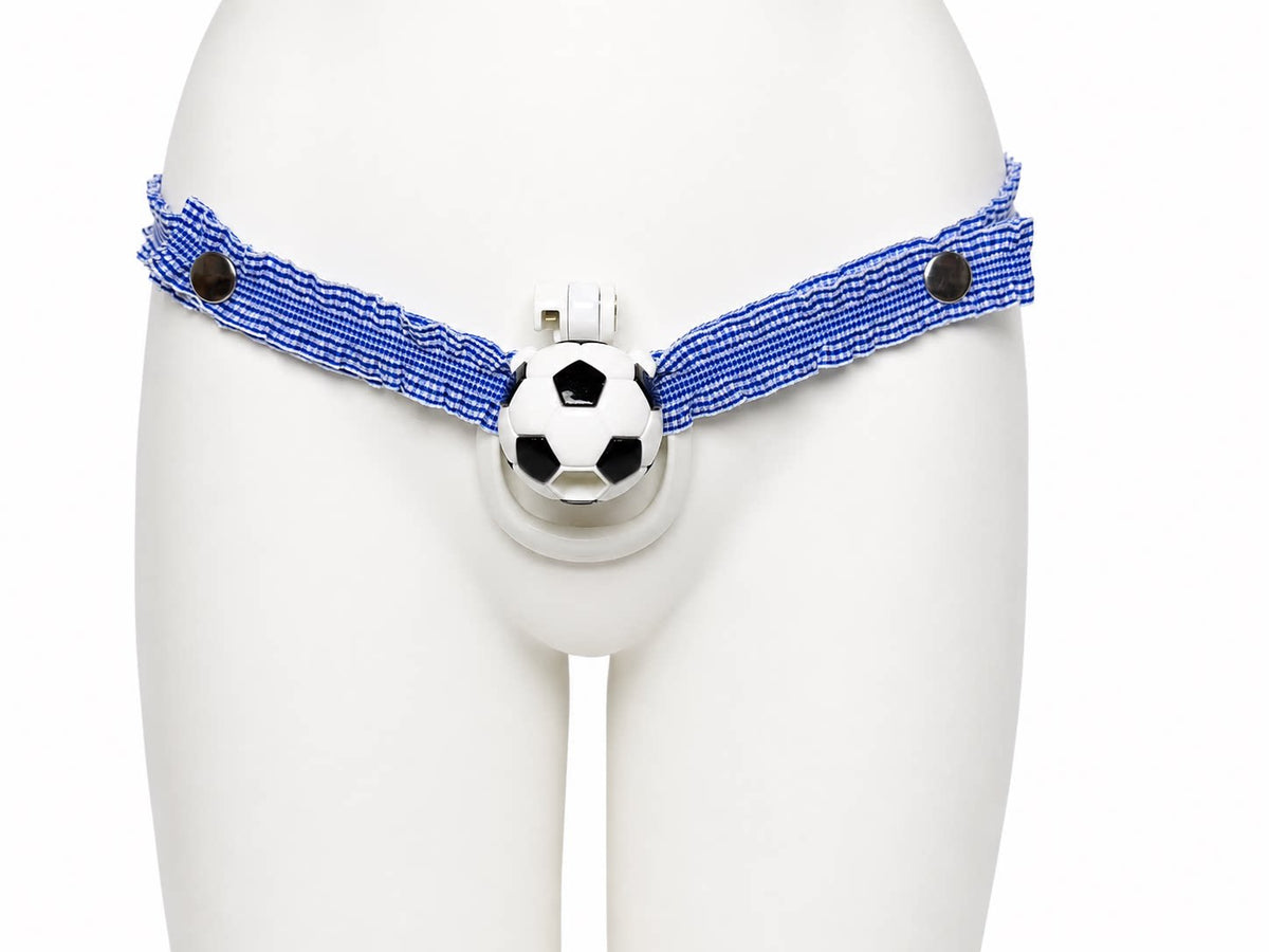 Patterned Elastic Chastity Support Strap