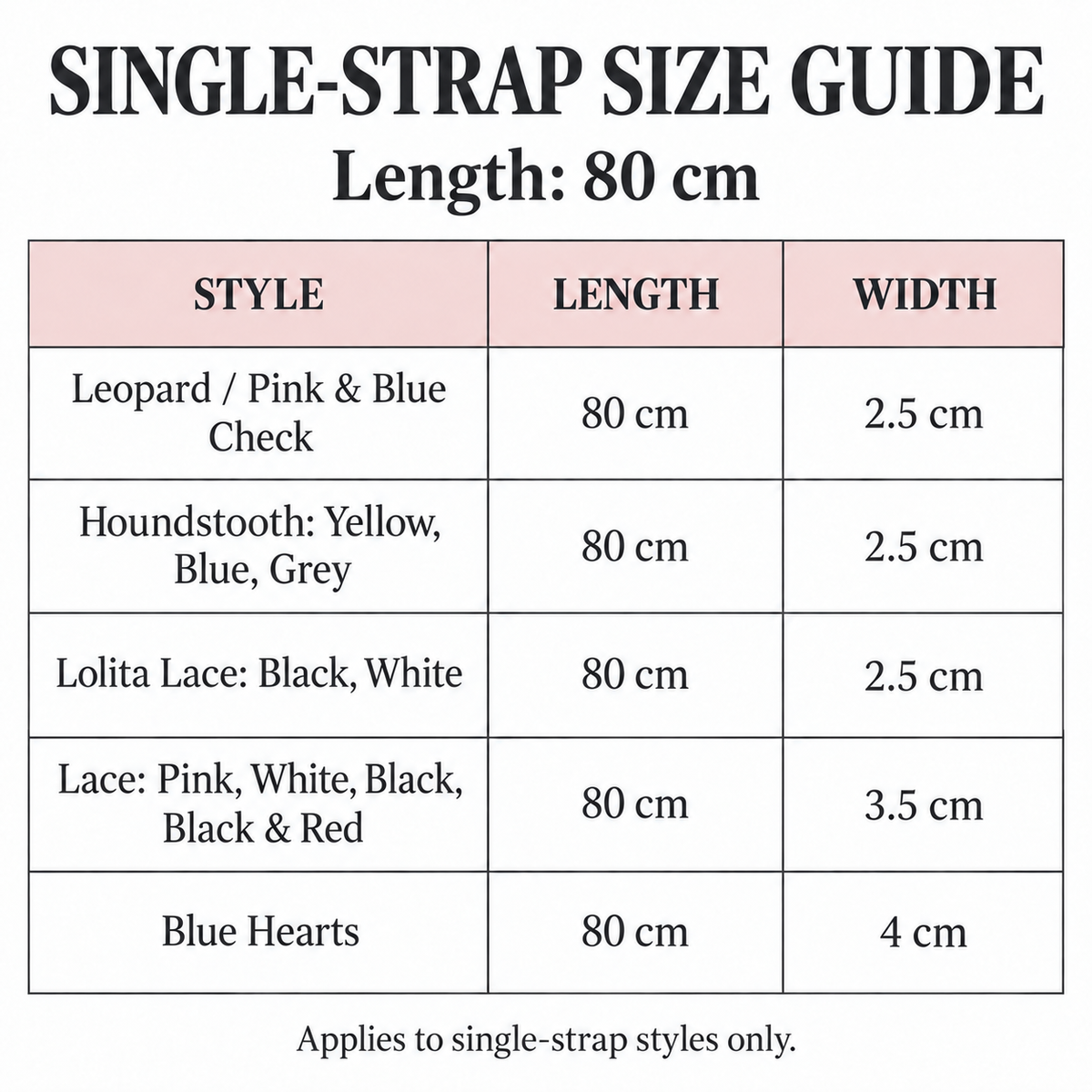 Patterned Elastic Chastity Support Strap