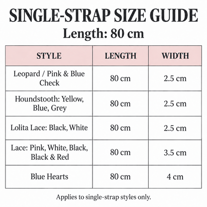 Patterned Elastic Chastity Support Strap