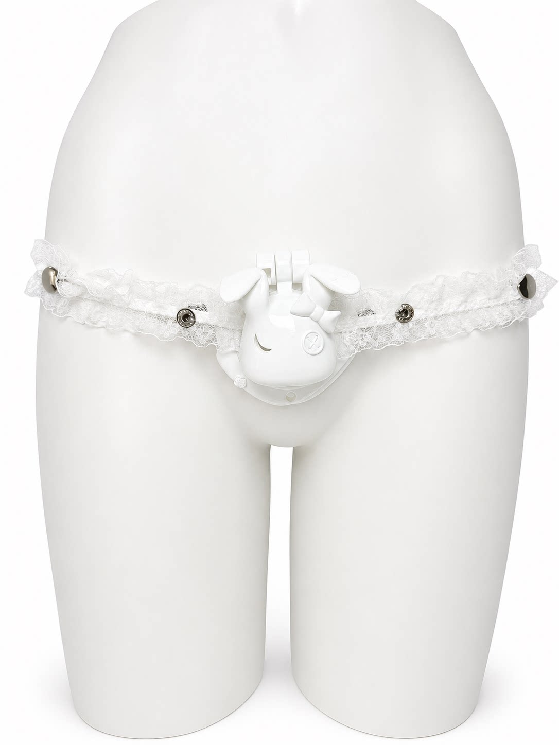 Patterned Elastic Chastity Support Strap