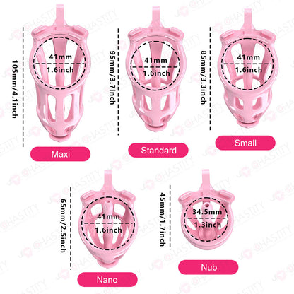 Pink Cobra Chastity Cage