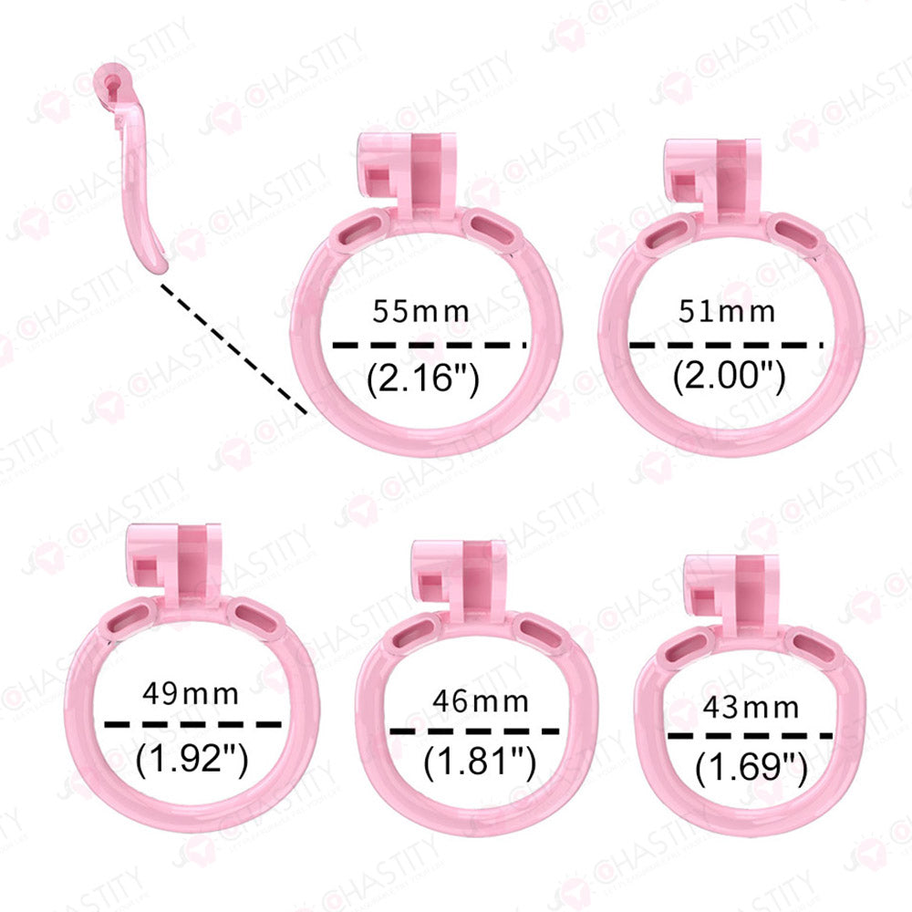 Pink Cobra Chastity Cage