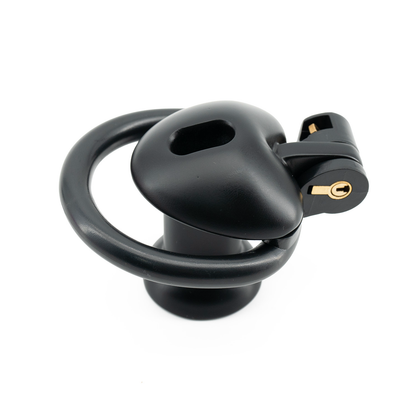Cute Heart-Shaped Chastity Cage – Inverted & Flat (Pink or Black)