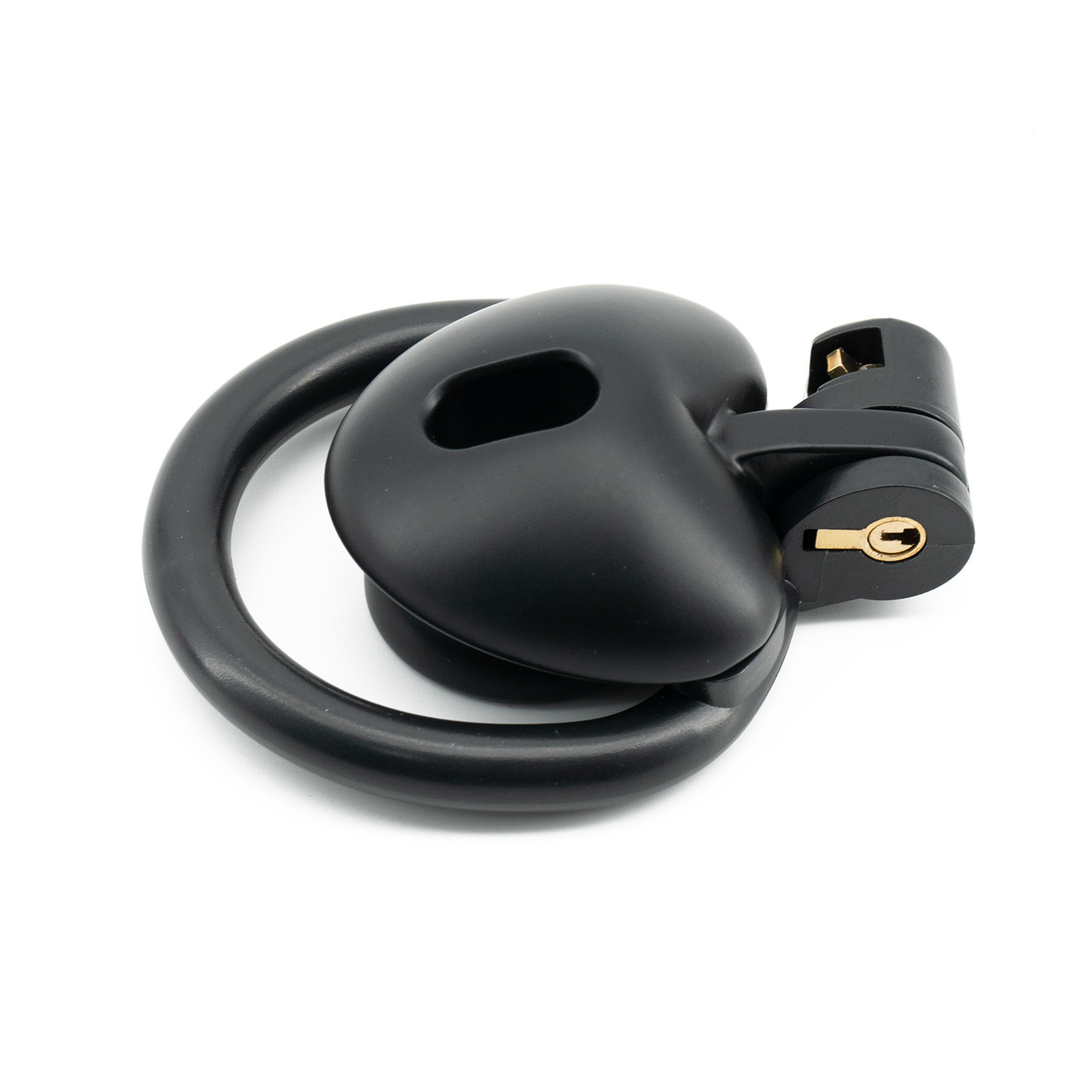 Cute Heart-Shaped Chastity Cage – Inverted & Flat (Pink or Black)