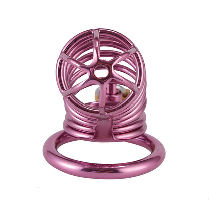 Purple Chastity Cage ( 3 Rings )