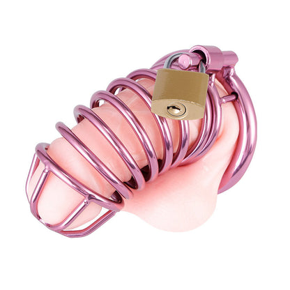 Purple Chastity Cage ( 3 Rings )
