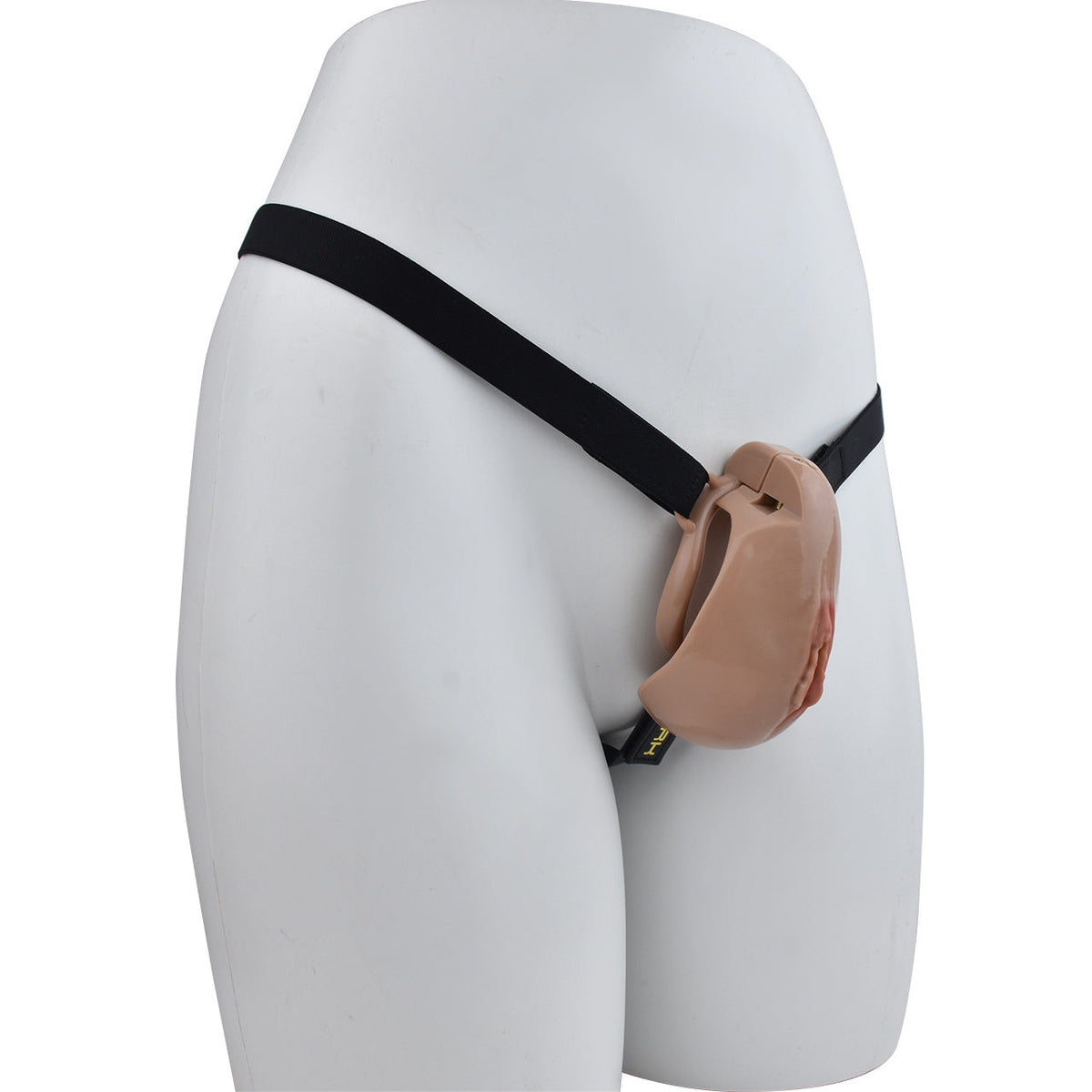 Pussy Cock Cage With Wearable Butt Plug