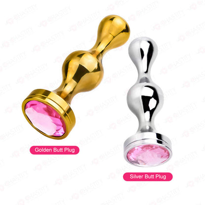Pussy Cock Cage With Wearable Butt Plug