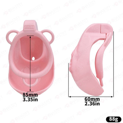 Pussy Cock Cage With Wearable Butt Plug