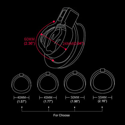 Pussy Shaped Chastity Cage