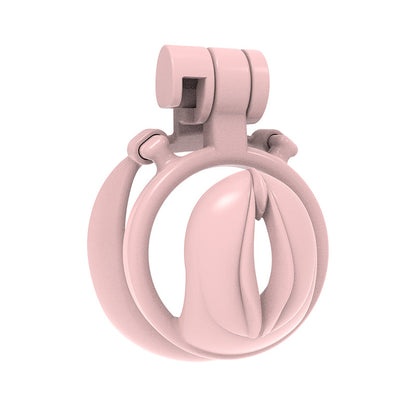Pink Pussy-Shaped Chastity Cage