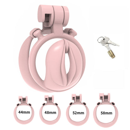Pink Pussy-Shaped Chastity Cage