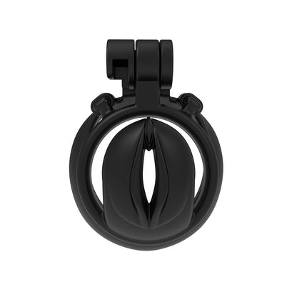 Pink Pussy-Shaped Chastity Cage
