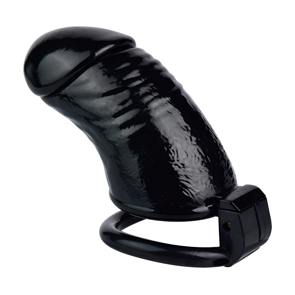 3D Printed Realistic Black Cock Cage Penis Sleeve