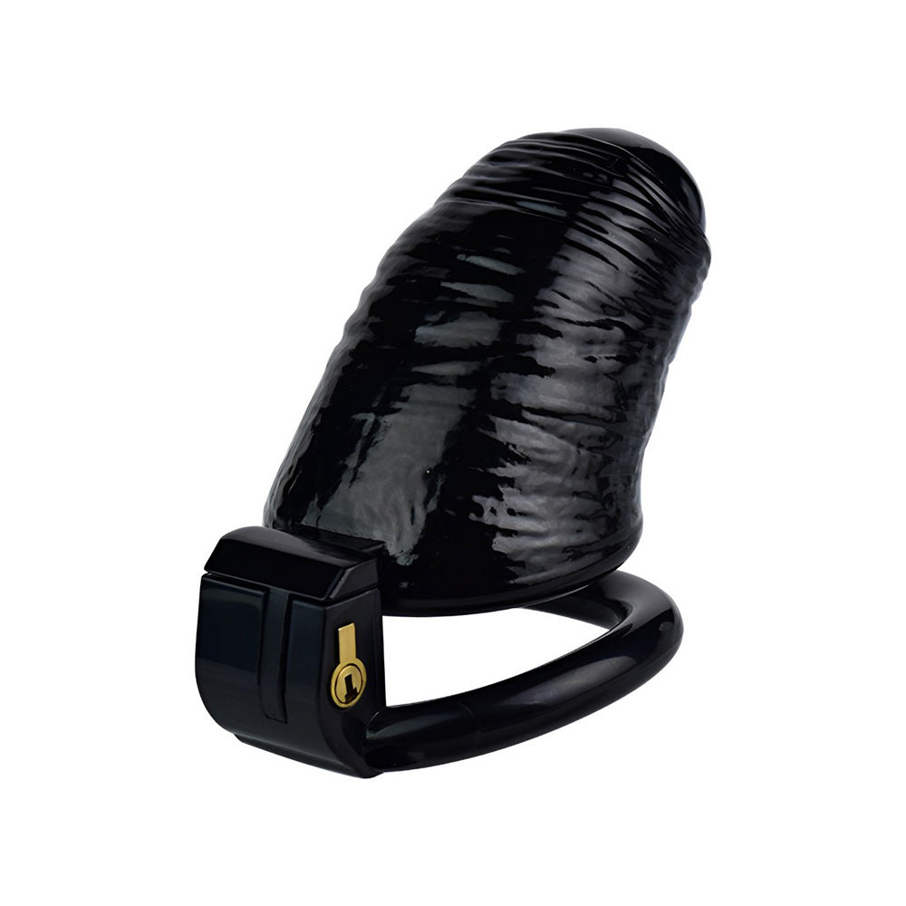 3D Printed Realistic Black Cock Cage Penis Sleeve