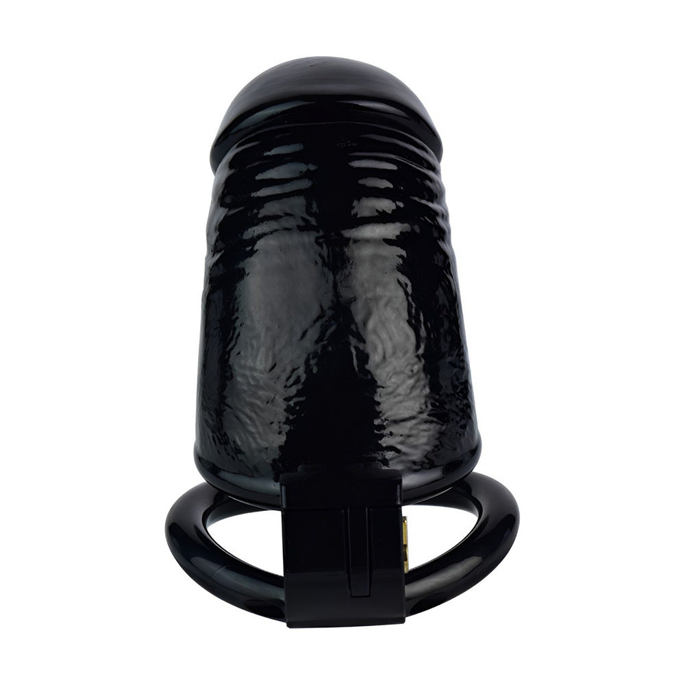 3D Printed Realistic Black Cock Cage Penis Sleeve