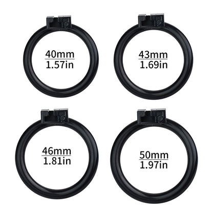 3D Printed Realistic Black Cock Cage Penis Sleeve